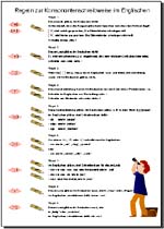 Plakat: Regeln für die Konsonantenverschriftung